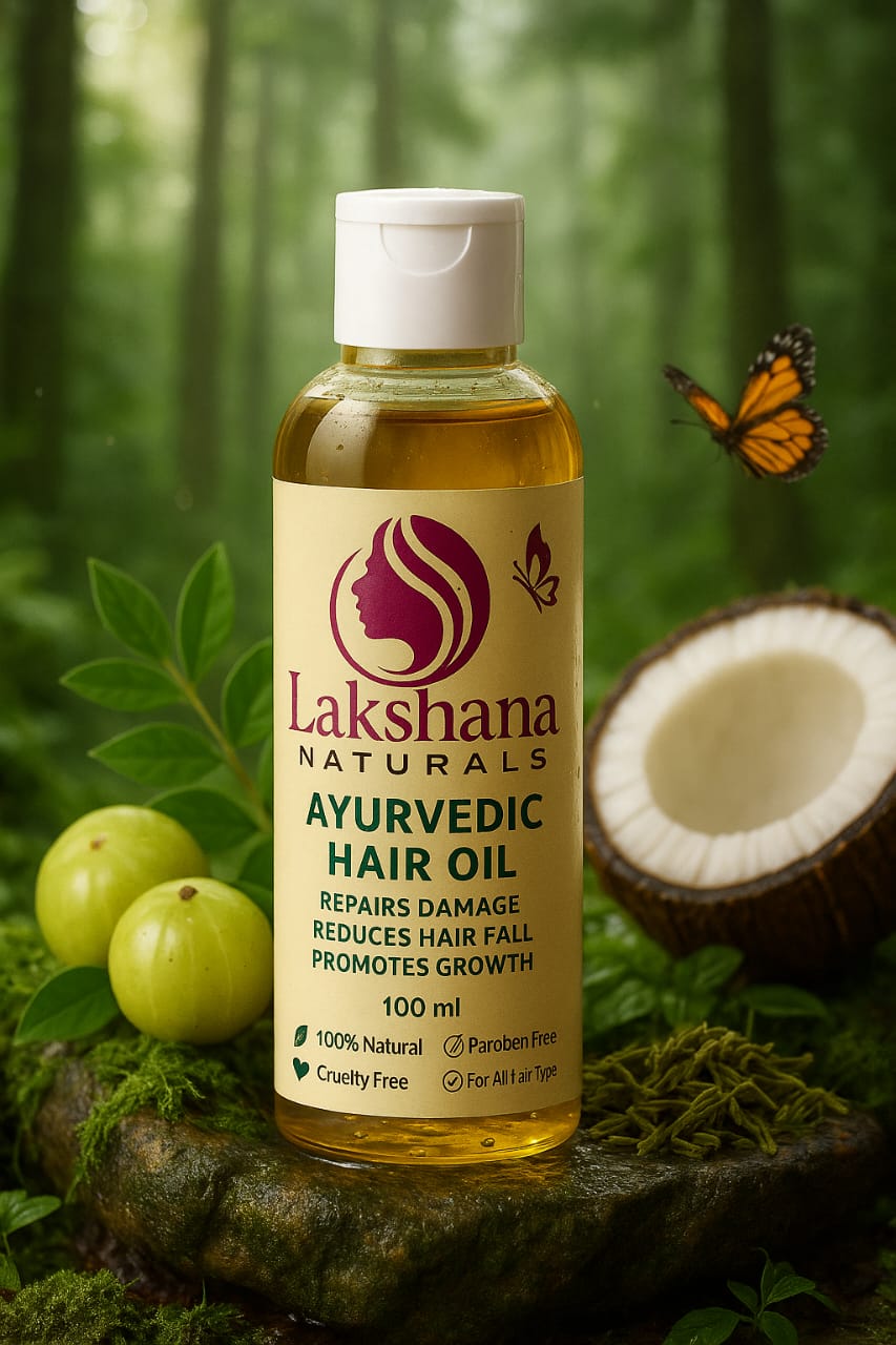 Zerora Ayurvedic Hair Oil – 100ml | Strengthens Roots, Controls Hair Fall & Promotes Growth